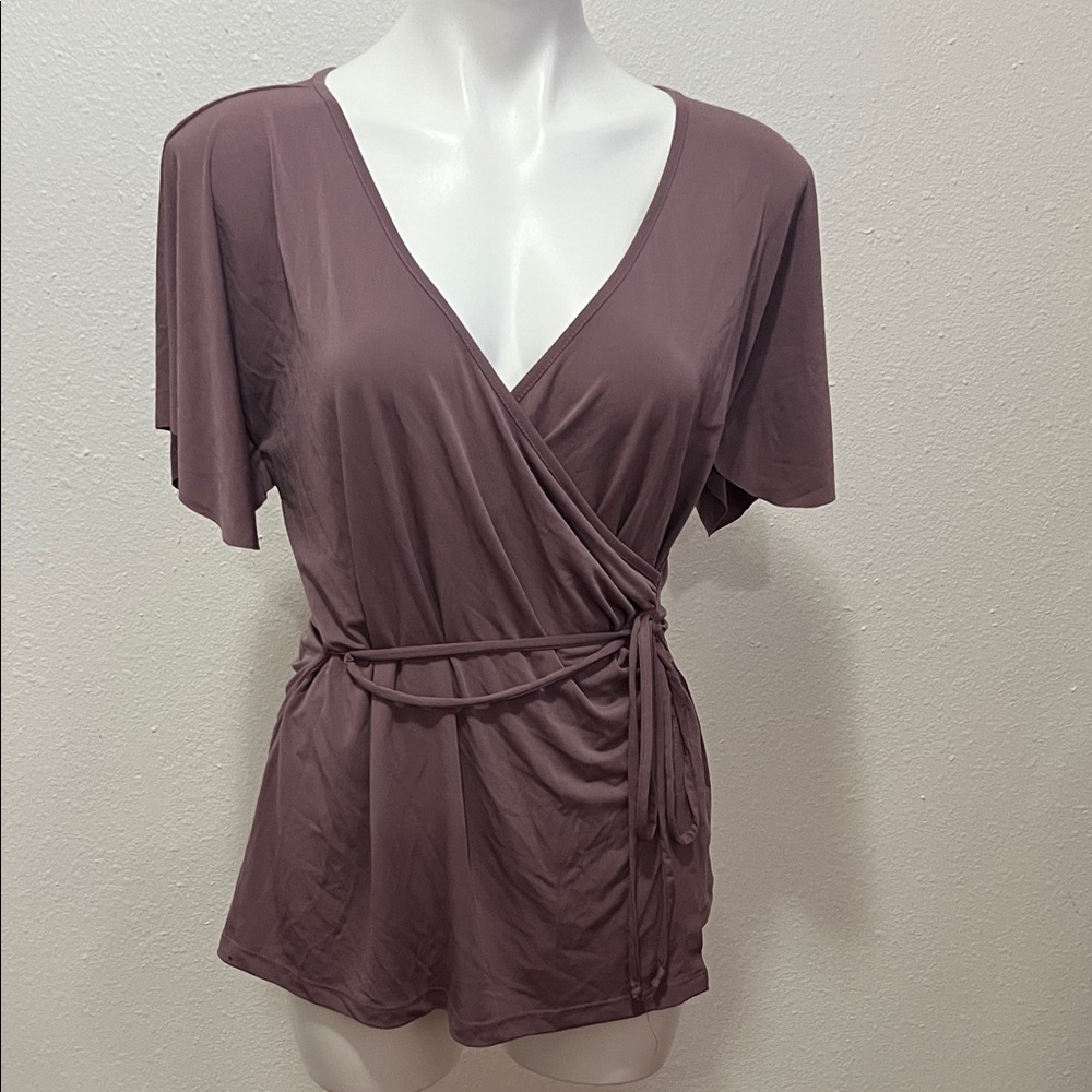Charlotte Russe Wrap Top Sz M